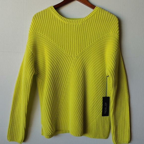 NWT Rachel Zoe chunky lime green sweater NWT NWT Rachel Zoe chunky lime green sweater NWT